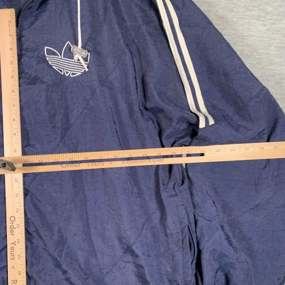 Vintage Adidas Track Jacket Mens Large Blue Bay State Games Celtics 90s - Picture 9 of 14